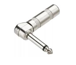 Plug P10 Mono Metal 90 Niquel - Emb 04 Pçs