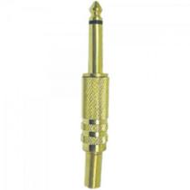 Plug P10 Mono Metal com Mola Gold Genérico Storm - DEZ / 10 Plug P10 Mono Metal com Mola Gold Genérico Storm - DEZ / 10