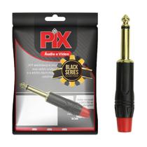 Plug P10 Mono Premium Profissional Black Séries