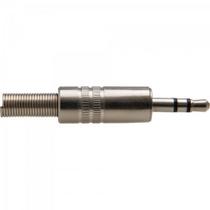 Plug P2 Estéreo de Metal Com Mola PGPD0004 Níquel Storm - PCT / 50 F002