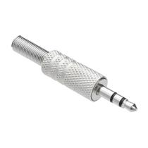 Plug P2 Evus C-070 Macho Stereo Metal Com Mola Niquel - PC / 10