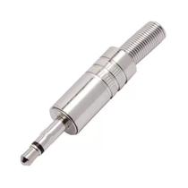 Plug P2 Macho Mono Metalico Com 100 Peças