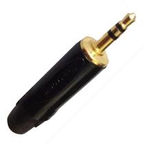 Plug P2 Stereo Banhado A Ouro Santo Angelo