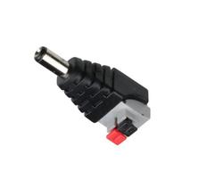 Plug p4 2,1 x 5,5 x 14mm c/ engate rapido