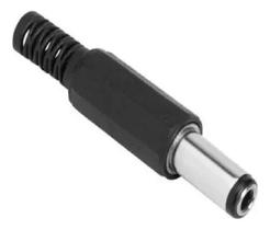 Plug P4 5x5 2,1mm Plastico C/rabicho Emb 10 Pçs Tebera