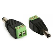 Plug P4 Macho Com Borne 2,1mm X 5,5mm Com 10 Pcs. 1500200010 Dual Comp