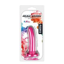 Plug Penetrador Curvo Em Silicone Com Base 11 X 2 Cm Rosa