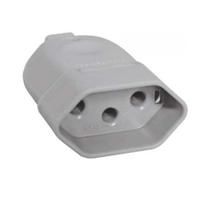 Plug Pino Conector Femeá 10 A em PVC Mectronic - Mec-Tronic Plug Pino Conector Femeá 10 A em PVC Mectronic - Mec-Tronic