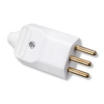 Plug Pino Macho 2P+T c/ Prensa Cabos 20A 250V 180º p/ Tomada