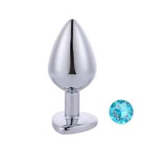 Plug Prateado Com Coração Na Base Mpa1308-p Sex Toy - Meame