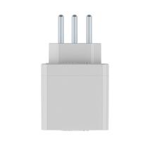 Plug Protector 3 Pinos 10A Branco - QPP03B - Qualitronix Plug Protector 3 Pinos 10A Branco - QPP03B - Qualitronix