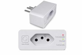 Plug Protetor DPS Qualitronix 3P 10A Bivolt com Proteção Inteligente Contra Surtos, Quedas de Energia e Picos de Tensão Ideal para PC, TV, Notebook