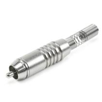 Plug Rca Audio/video Ninja C/ Mola