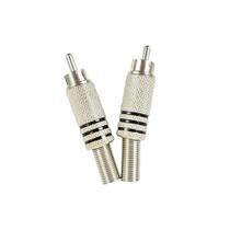 Plug RCA EVUS C-073 Metal com Mola Macho