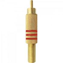 Plug RCA Macho 6/7mm Com Mola 3FXA Tarja Vermelha Genérico Storm - DEZ / 10 Plug RCA Macho 6/7mm Com Mola 3FXA Tarja Vermelha Genérico Storm - DEZ / 10