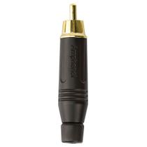 Plug RCA Macho ACPR-BLK, Amphenol - Preto