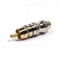 Plug RCA Metal Com Anel Preto PGRC0028 Storm - PCT / 10 F002