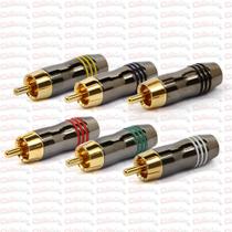 Plug RCA Profissional 6mm