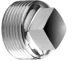 Plug Rosca Tampão Adaptador Rosca 3/4 Metal Cromado