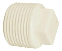 Plug Roscável de meia polegada Agua Fria Pvc Amanco 25 Unidades