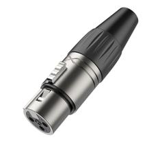 Plug roxtone xlr linha femea rx3fp-nt