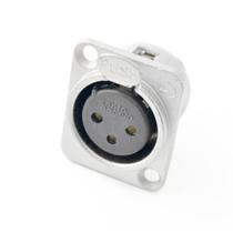 Plug santo angelo p3fnn xlr femea painel 3 polos
