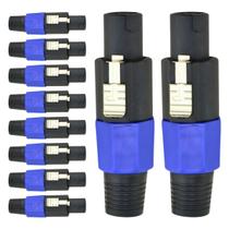 Plug Speak-on De 4 Polos Storm 10un Plug Speak-on De 4 Polos Storm 10un