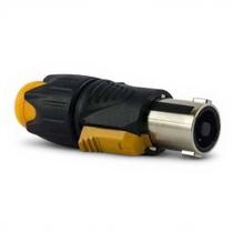 Plug Speakon 4 Polos Macho para Subwoofers Plug Speakon 4 Polos Macho para Subwoofers