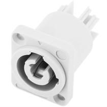 Plug Speakon Conector Fêmea Painel 3 Vias Com Trava De Metal