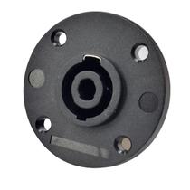 Plug Speakon Fêmea De Painel Abs Redondo Plug Speakon Fêmea De Painel Abs Redondo