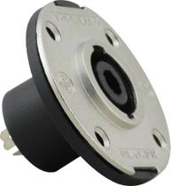 Plug speakon femea EX C/ moldura de metal 4 vias KSR