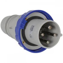 Plug Steck 3P+T 63A 200/250V 9H Azul 4579 Plug Steck 3P+T 63A 200/250V 9H Azul 4579