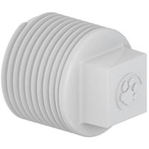 Plug Tampão Roscável Rosca Macho Conexão PVC Branco Para Canos Água Fria De 1” Polegada 32mm Tigre