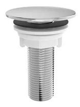 Plug Tapa Furo Cromado Acabamento Redondo Torneira Balcão Parede Bidê Blukit 50mm