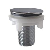 Plug Tapa Furo para Lavatório em Latão Cromado.