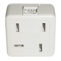 Plug Telef.femea C/JACK Lateral Marfim Tomada