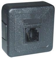 Plug Telefone Pino Macho C/ Jack Americano Jp-12 Preto - PC / 10 Plug Telefone Pino Macho C/ Jack Americano Jp-12 Preto - PC / 10