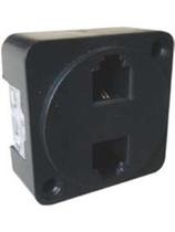 Plug Telefone Tomada Modular Idc 2 Linhas Preto