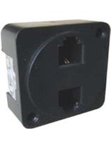 Plug Telefone Tomada Modular Idc Extensao Preto