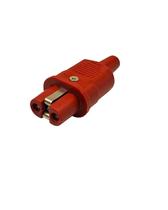 Plug Tomada Fêmea Ferro Silicone Alta Temperatura 300 Graus 35A 220v 380v