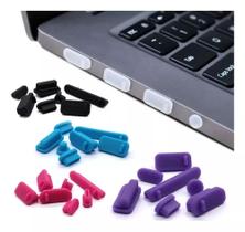 Plug Universal Anti Poeira Protege Conexão Usb Notebook 16pç Plug Universal Anti Poeira Protege Conexão Usb Notebook 16pç