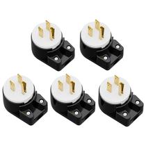 Plug WINXUS Nema 5-15P 15 A 125 V de 3 pinos, pacote com 5 Plug WINXUS Nema 5-15P 15 A 125 V de 3 pinos, pacote com 5
