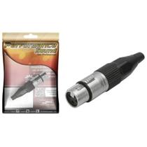 Plug XLR Cannon Fêmea Prime 0620010