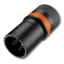 Plug XLR macho Roxtone Rotativo Low Profile para Rack LX3M