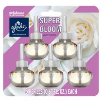Plugins para purificadores de ar Glade Plugins Super Bloom 99 ml, pacote com 5 Plugins para purificadores de ar Glade Plugins Super Bloom 99 ml, pacote com 5
