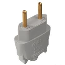 Plugue 180 2P 10A 250V Branco Mec Tronic