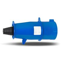 Plugue 2p+t 16a 200/250v Azul - N3076 - Steck