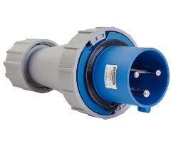 Plugue 2P T 220V/63A/6H - Azul - REF: 56255/040 -TRAMONTINA Plugue 2P T 220V/63A/6H - Azul - REF: 56255/040 -TRAMONTINA