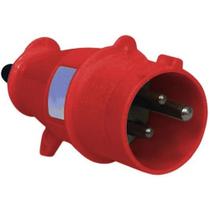 Plugue 2p+t 32a 380-440v 9h Vermelho - N-3279 - Steck Plug 2p+t32a 380-440v 9h Vm N-3279 Steck