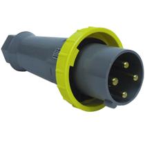 Plugue 3P+T 63A 100/130V 4H Amarelo - S-4574 - STECK